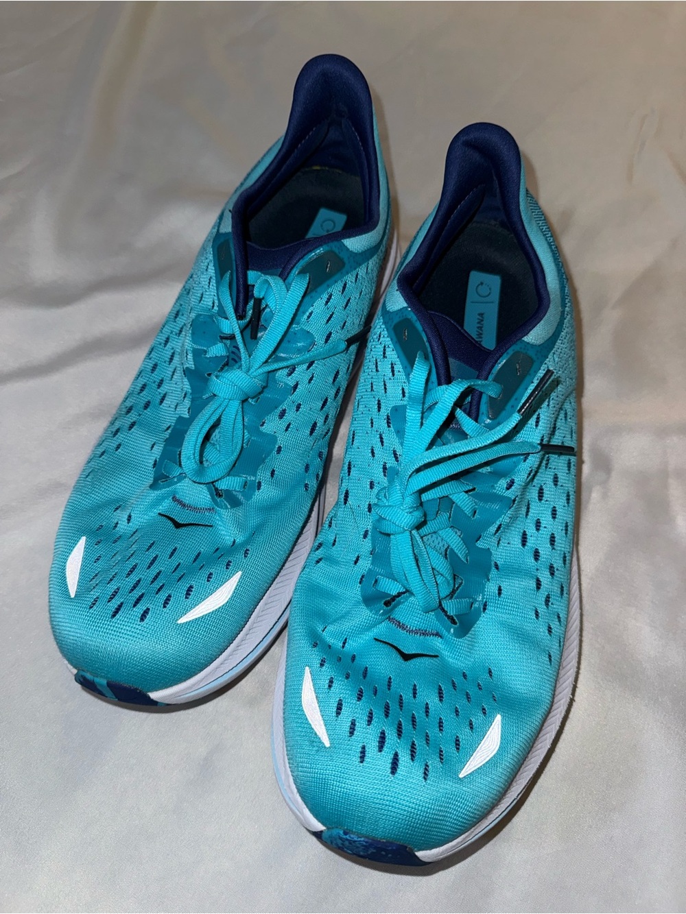 Hoka Men’s Running Shoes — Aqua Blue